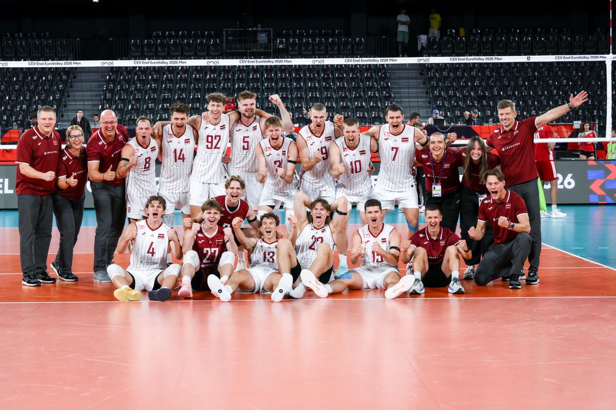 Janis Medenis, liderul emoțional al Letoniei la EuroVolley 2026