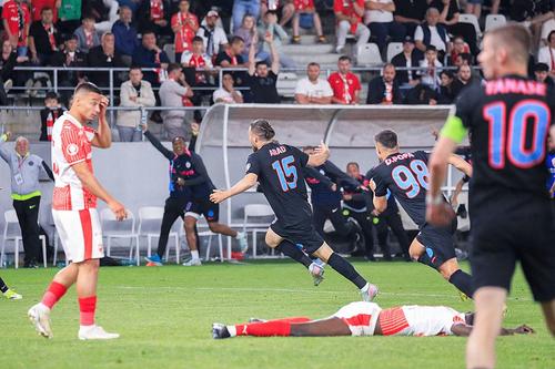 Ofri Arad a înscris golul care a calificat-o pe FCSB în Conference League / foto: Imago Images
