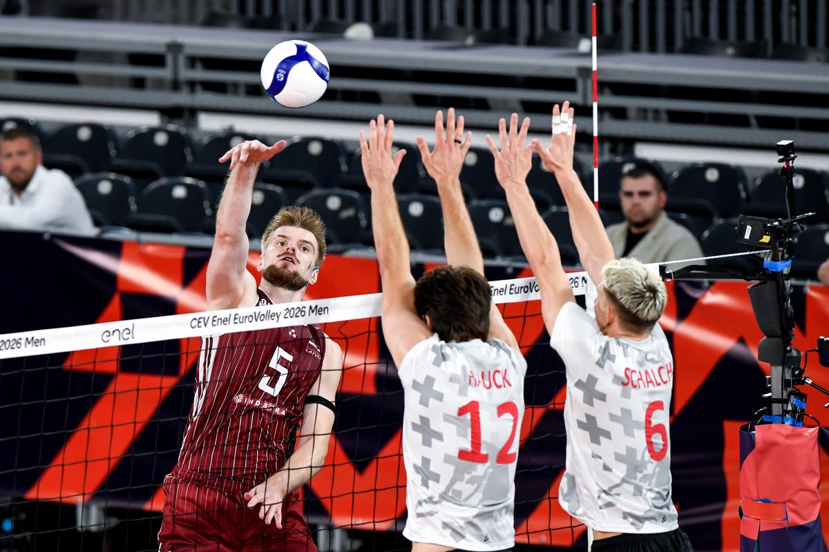 Janis Medenis, liderul emoțional al Letoniei la EuroVolley 2026