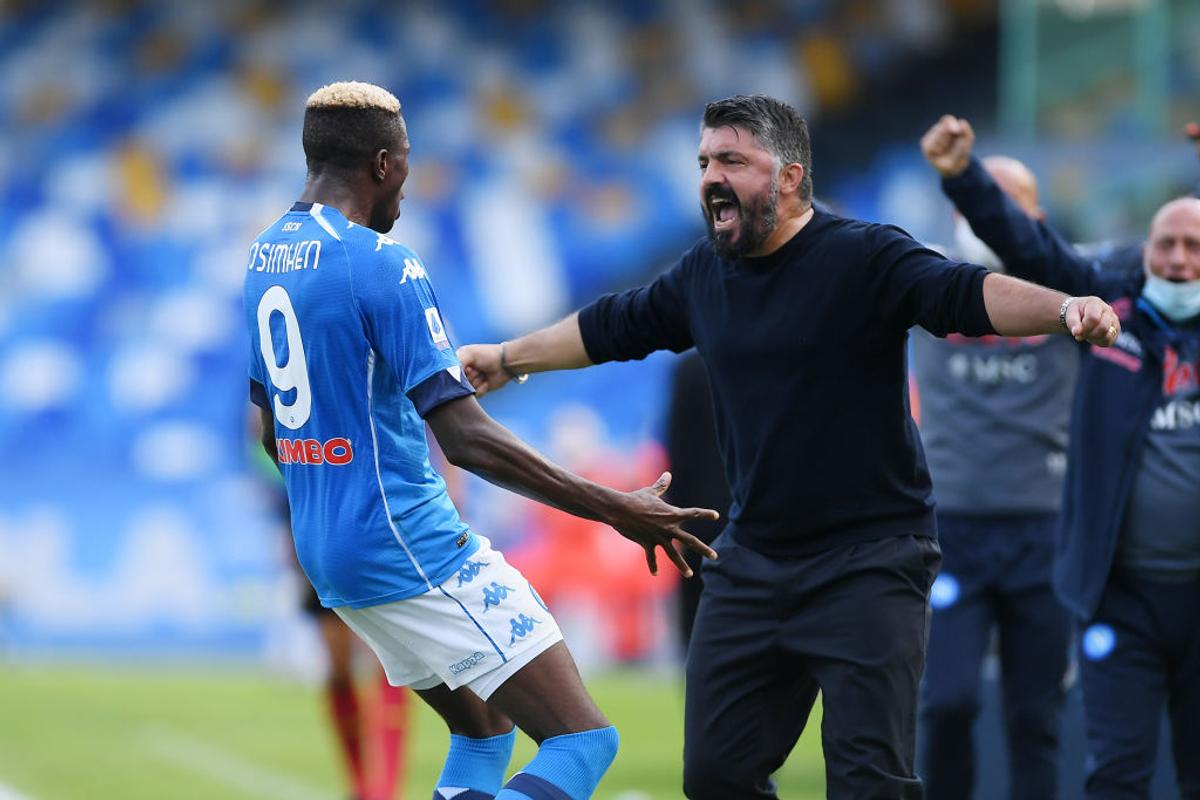 NAPOLI - ATALANTA 4-1. VIDEO + FOTO Lecție de fotbal predată de Gattuso! Napoli a urcat pe podium în Serie A