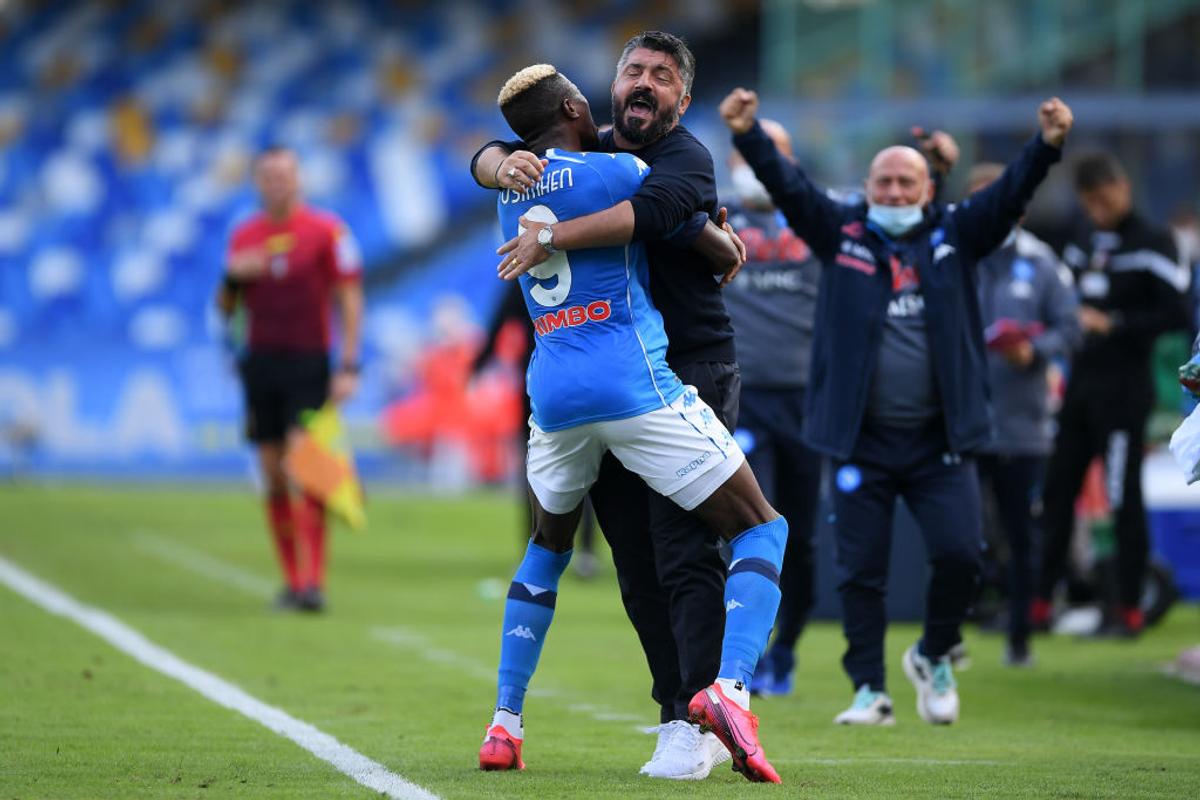 NAPOLI - ATALANTA 4-1. VIDEO + FOTO Lecție de fotbal predată de Gattuso! Napoli a urcat pe podium în Serie A