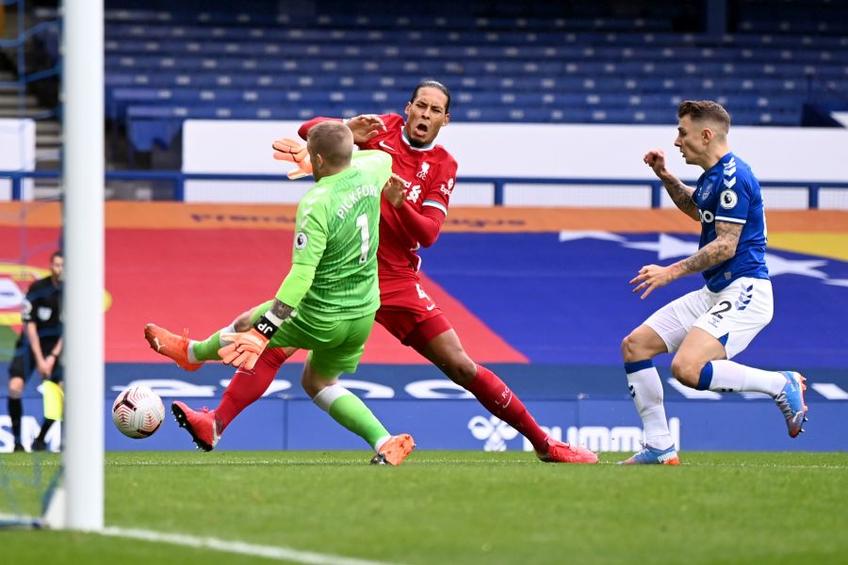 Momentul accidentării lui Virgil van Dijk // foto: Guliver/gettyimages