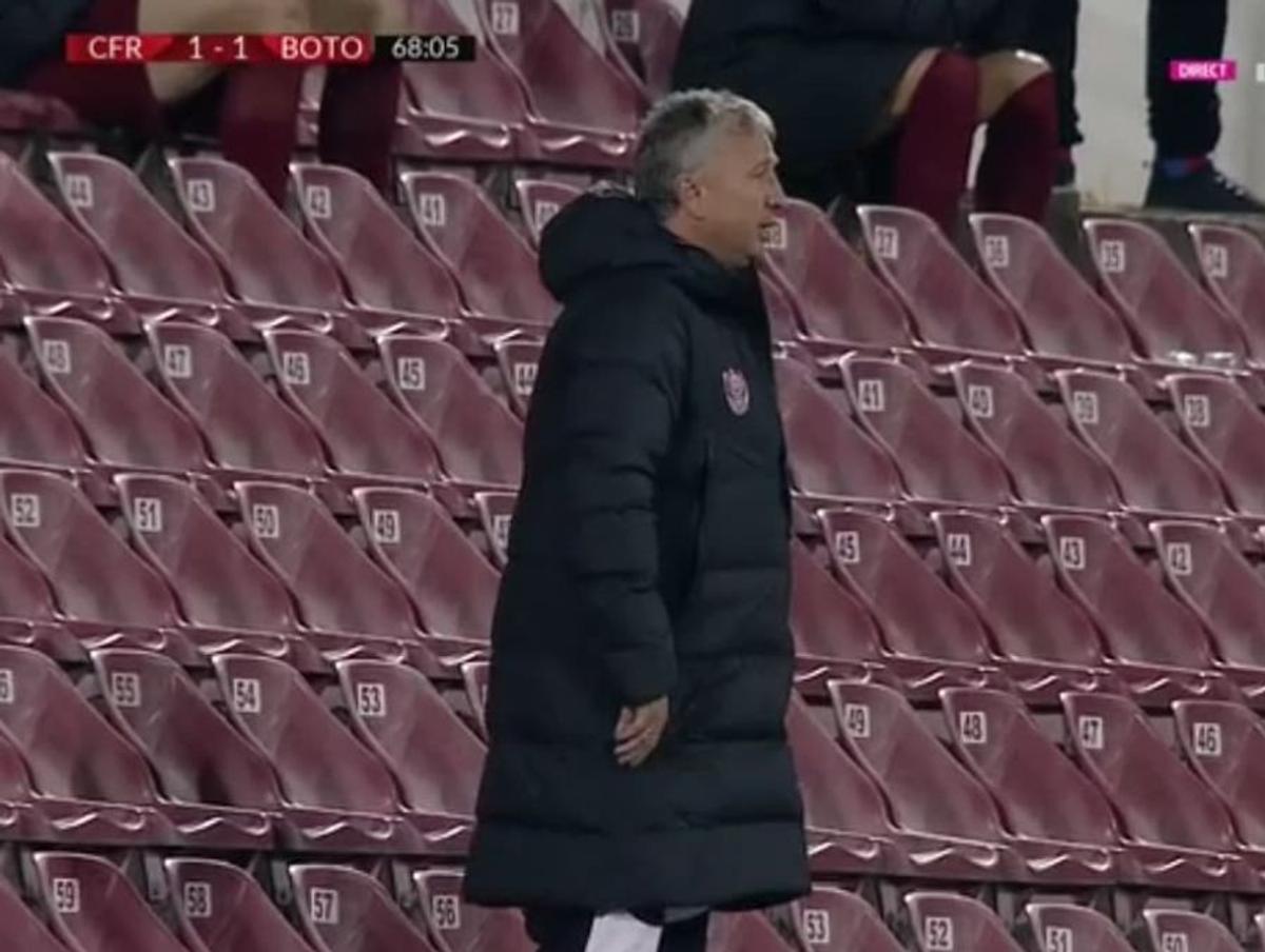 Dan Petrescu, eliminat în CFR - Botoșani