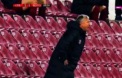 FOTO Dan Petrescu, trimis în tribune de Sebastian Colțescu! De ce s-a enervat antrenorul campioanei