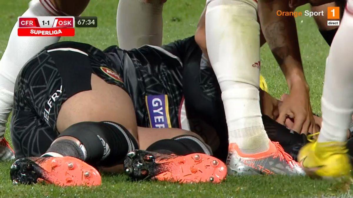 FOTO CFR Cluj - Sepsi, incident Niczuly - Yuri