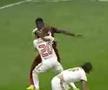 Greșeală de arbitraj în CFR Cluj - Sepsi: roșu pentru Malele / FOTO: Captură @Digi Sport 1