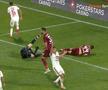 Momentul de panică din CFR Cluj - Sepsi, taxat în direct pe transmisiune: „Jucătorii ăștia n-au și ei părinți acasă?!”