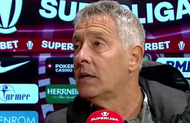 Ieșire fără precedent a lui Cristiano Bergodi: „Dacă nu vorbești, te iau de fraier în România! Nu înțeleg VAR-ul de aici”