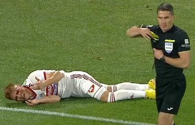 Greșeală de arbitraj în CFR Cluj - Sepsi: „Ai dovada la fața locului!” + cum arată rana „victimei”