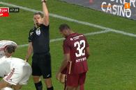 Momentul de panică din CFR Cluj - Sepsi, taxat în direct pe transmisiune: „Jucătorii ăștia n-au și ei părinți acasă?!”