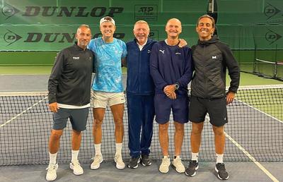 Boris Becker, eliberat din închisoare în decembrie, i-a luat locul lui Patrick Mouratoglou