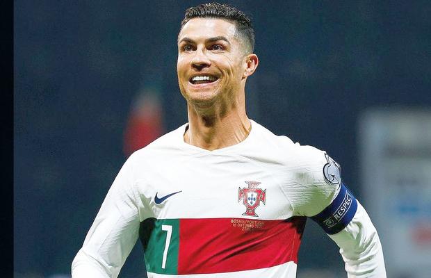 Borna impresionantă stabilită de Cristiano Ronaldo, după „dubla” din meciul Bosnia - Portugalia