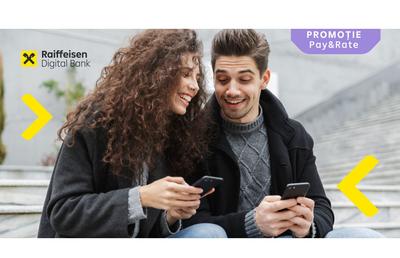 Raiffeisen Digital Bank oferă clienților noi  până la 200 de lei cashback