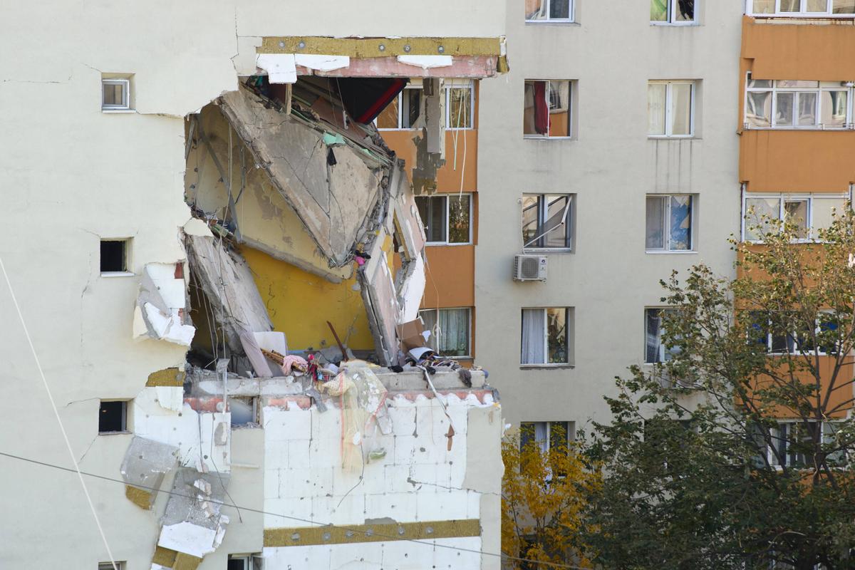 Bloc explodat în cartierul Rahova, foto: Imago