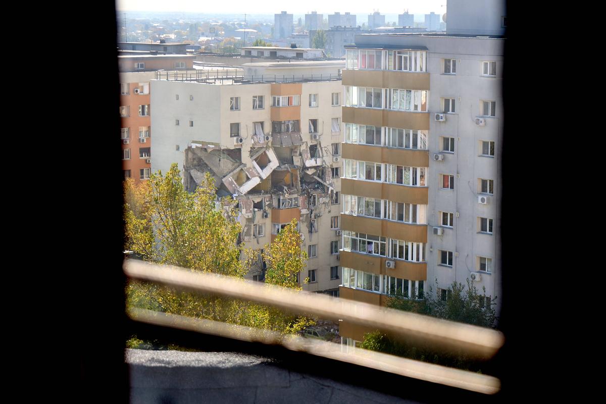 Bloc explodat în cartierul Rahova, foto: Imago