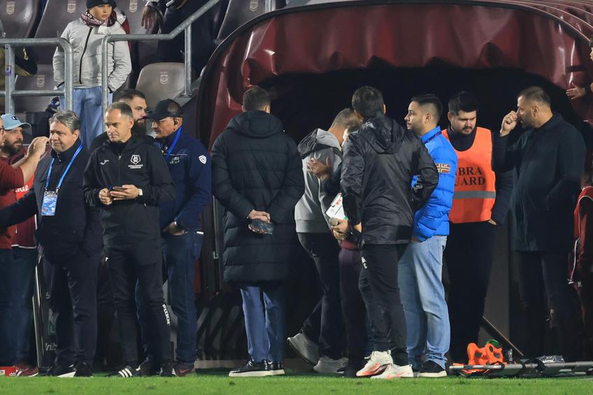 Pancu, la finalul meciului Corvinul - Rapid / FOTO: Ionuț Iordache (GSP.ro)