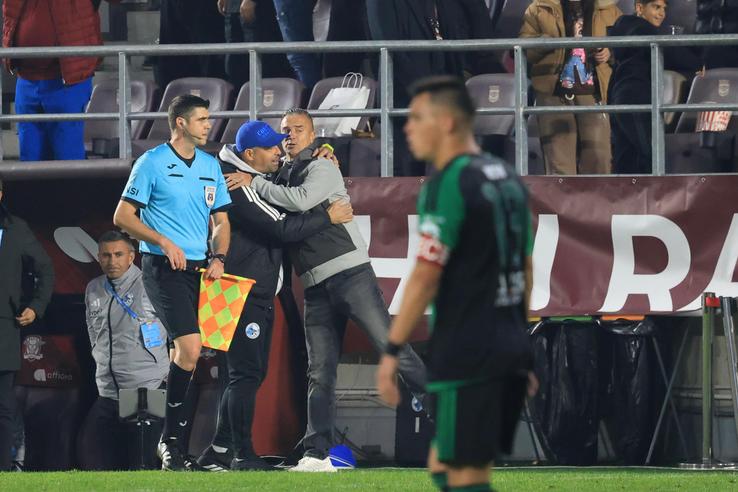 Imagini de la finalul meciului Rapid - Corvinul 2-0 / Foto: Ionuț Iordache GSP