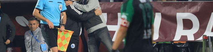 Daniel Pancu, la finalul meciului Rapid - Corvinul 2-0 / FOTO: Ionuț Iordache (GSP.ro)