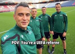 Românul Feșnic și brigada lui, protagoniști pe contul UEFA: „Ce face un arbitru de Europa League înaintea meciului”
