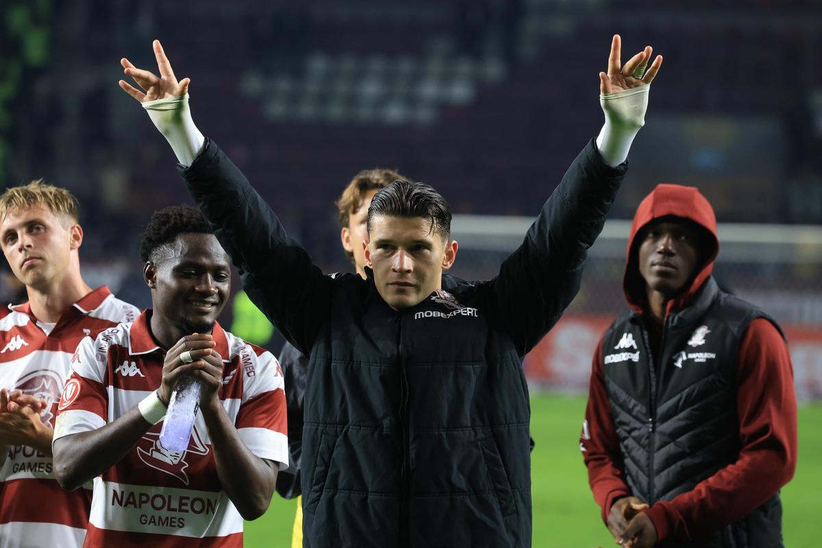 Imagini de la finalul meciului Rapid - Corvinul 2-0 / Foto: Ionuț Iordache GSP