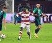 Chec Bebel Doumbia în Rapid - Corvinul // Foto: Ionuț Iordache