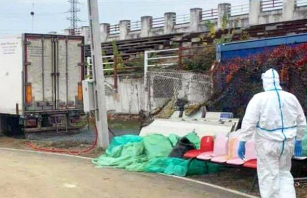 Imagini tulburătoare la Timișoara: stadion transformat în morgă pentru pacienții decedați de COVID