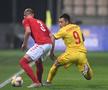 ROMÂNIA U21 - DANEMARCA U21 1-1. Adrian Mutu, calificat la EURO de ziua mamei sale! Mirel Rădoi și Dennis Man nu au fost uitați de selecționer: „Trebuie felicitați”