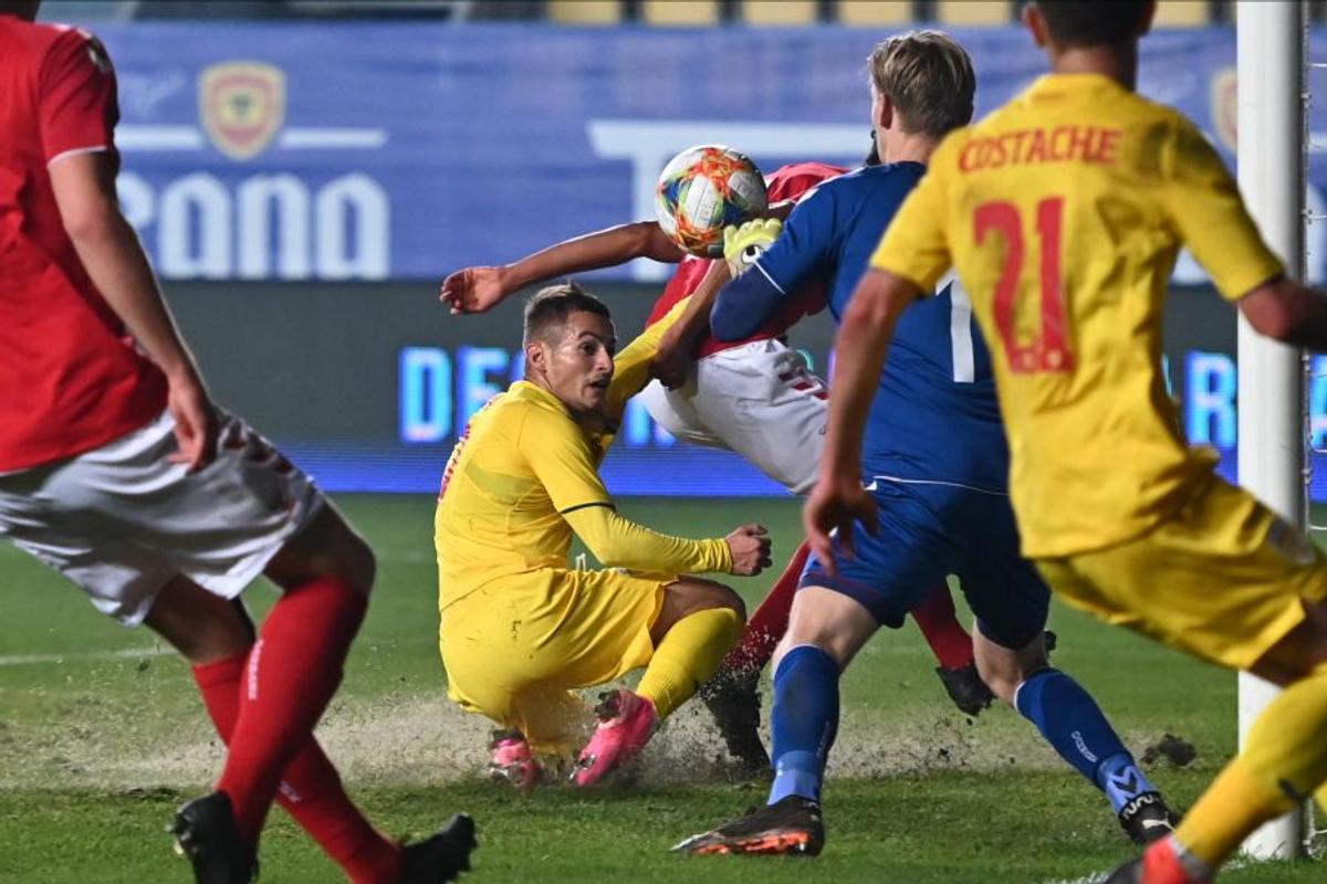 ROMÂNIA U21 - DANEMARCA U21. Danezii au deschis scorul după un penalty văzut doar de „centralul” georgian!