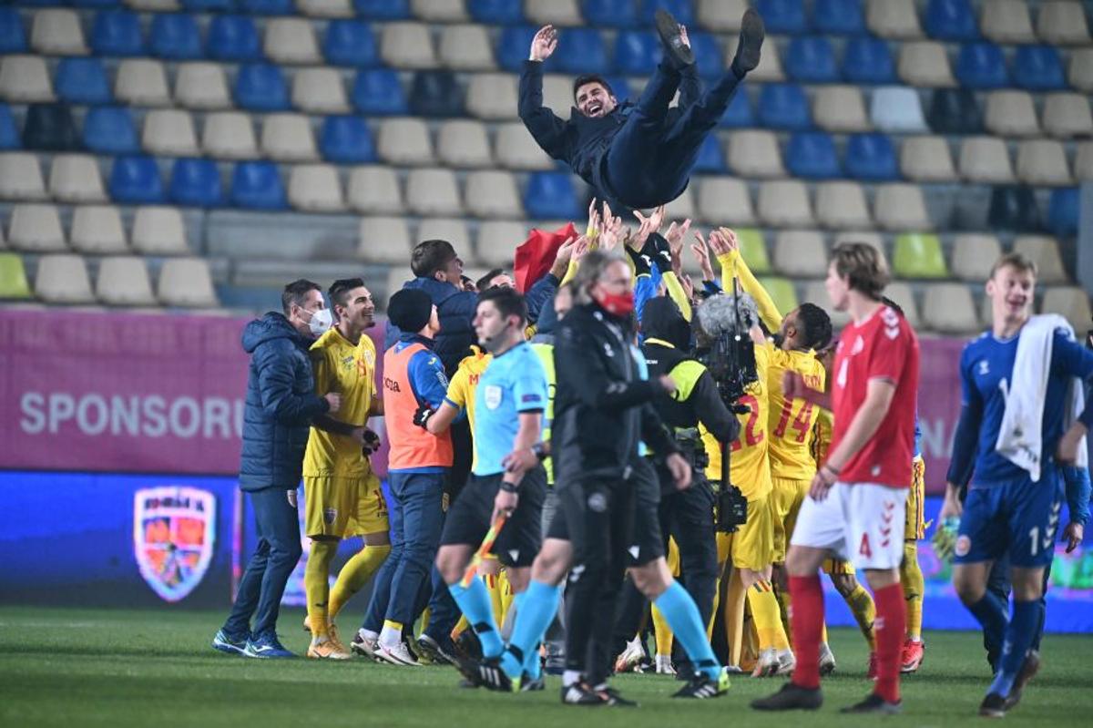 ROMÂNIA U21 - DANEMARCA U21 1-1. VIDEO + FOTO Euforie pe „Ilie Oană”! Conferința lui Mutu și Stoichiță, întreruptă de „tricolori”