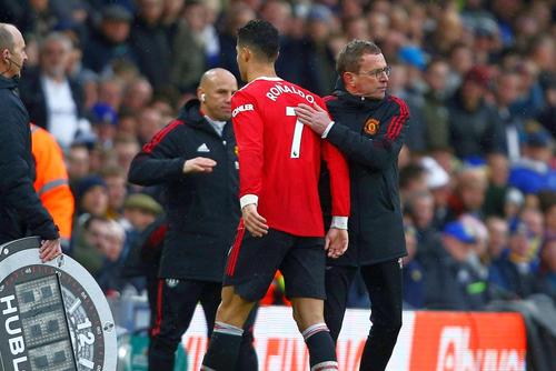 Rangnick și Cristiano Ronaldo/ foto Imago Images