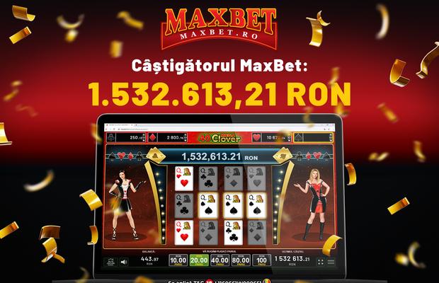 S-a scris ISTORIE! JACKPOT de 1,5 milioane RON la MaxBet.ro!