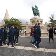„Tricolorii” au ieșit la plimbare prin Budapesta, cu o zi înainte de Israel - România (foto: Raed Krishan/GSP)