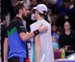 Daniil Medvedev și Jannik Sinner la finalul meciului FOTO Imago Images