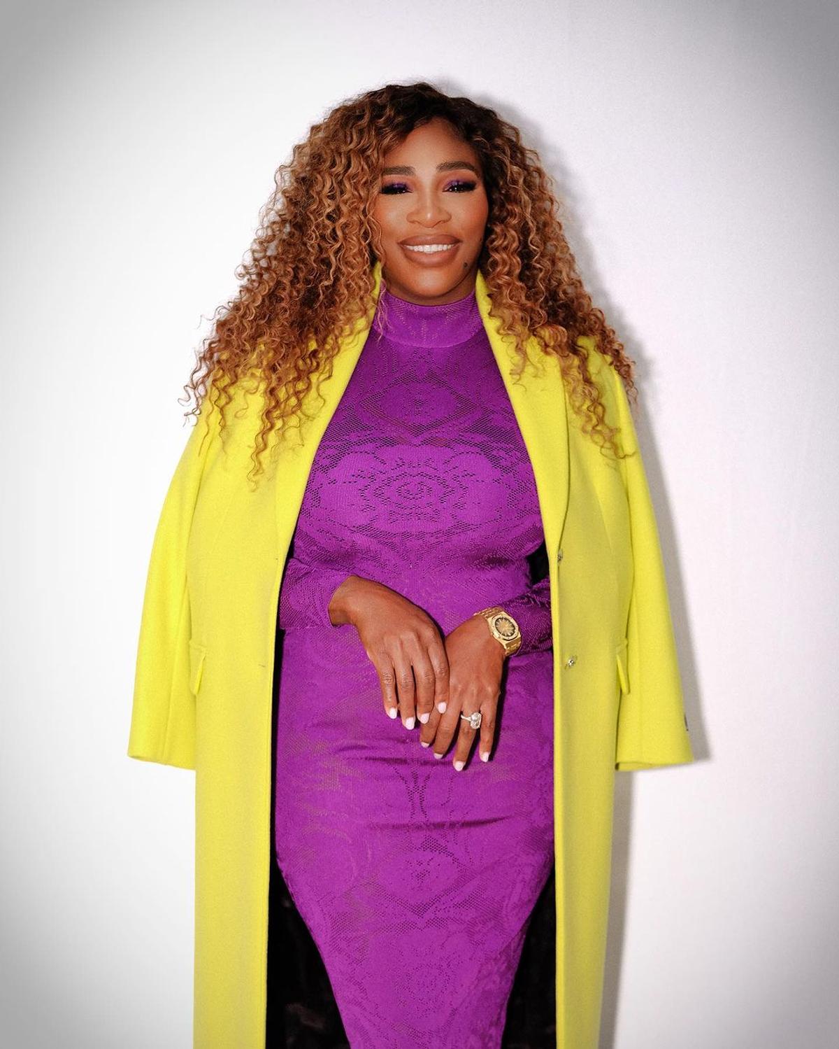 Serena Williams nu se uită la bani » Cât costă ceasul de aur cu care a apărut la ultima petrecere