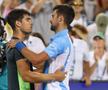 Djokovic și Alcaraz după finala de la Cincinnati FOTO Imago Images