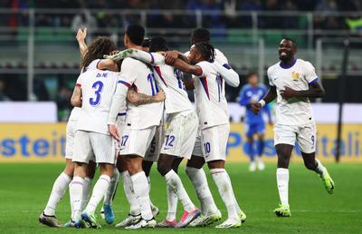 Italia - Franța 1-3 » Selecționata „cocoșului galic” a câștigat pe San Siro și a terminat peste „Squadra Azzurra” în Liga Națiunilor