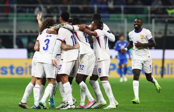 Italia - Franța 1-3 » Selecționata „cocoșului galic” a câștigat pe San Siro și a terminat peste „Squadra Azzurra” în Liga Națiunilor