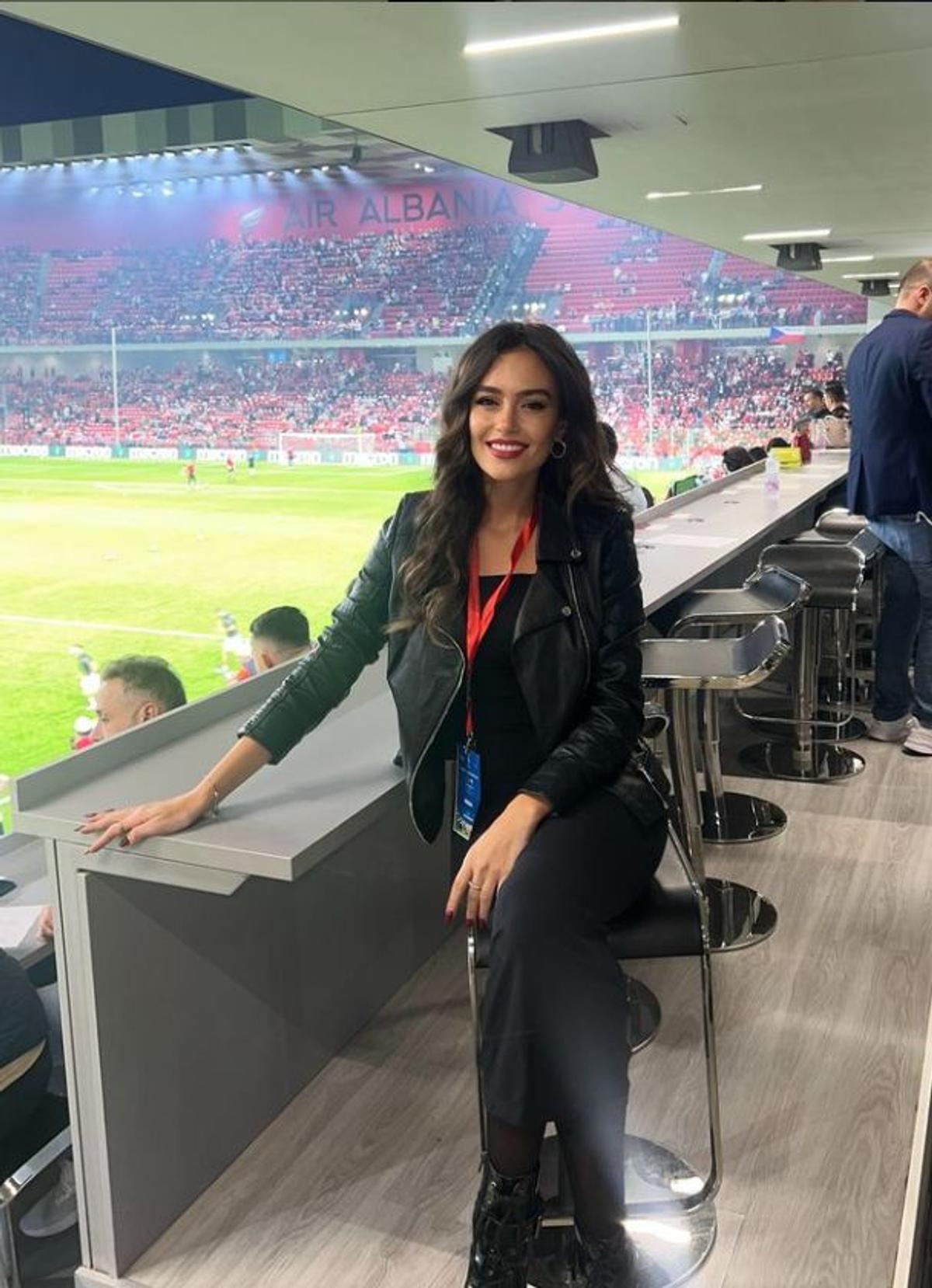 Vulturul albanez, semnul făcut de kosovari pe Arena Națională, a fost afișat într-o scenografie de proporții în Liga Națiunilor