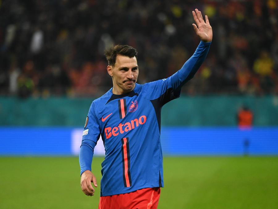 Risto Radunovic, jucând pentru FCSB // foto: Imago Images Revenire neașteptată la FCSB! » Fotbalistul poate juca în meciul următor