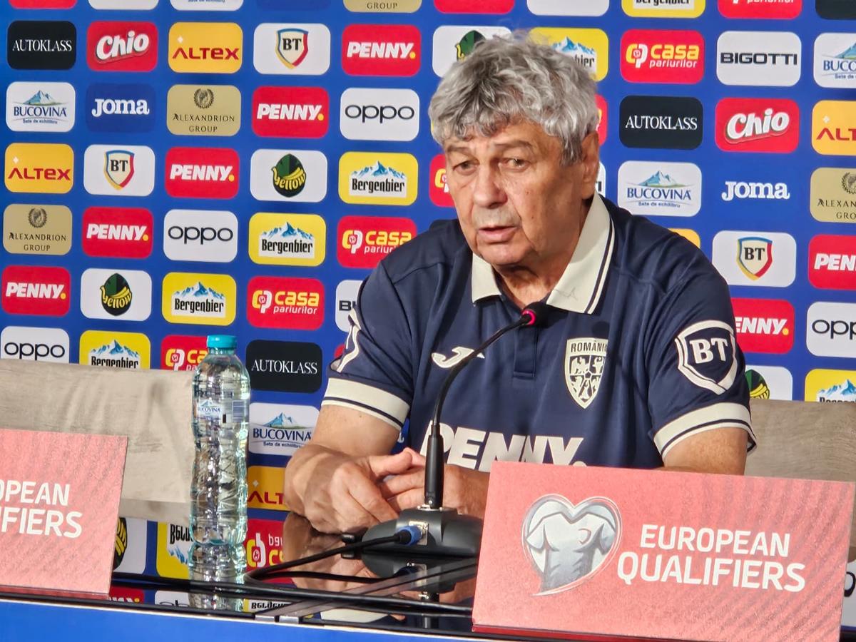 Lucescu a făcut praf doi „tricolori”, apoi s-a enervat și a plecat din conferință: „Mă tot frecați! Nici măcar nu l-am mai văzut”