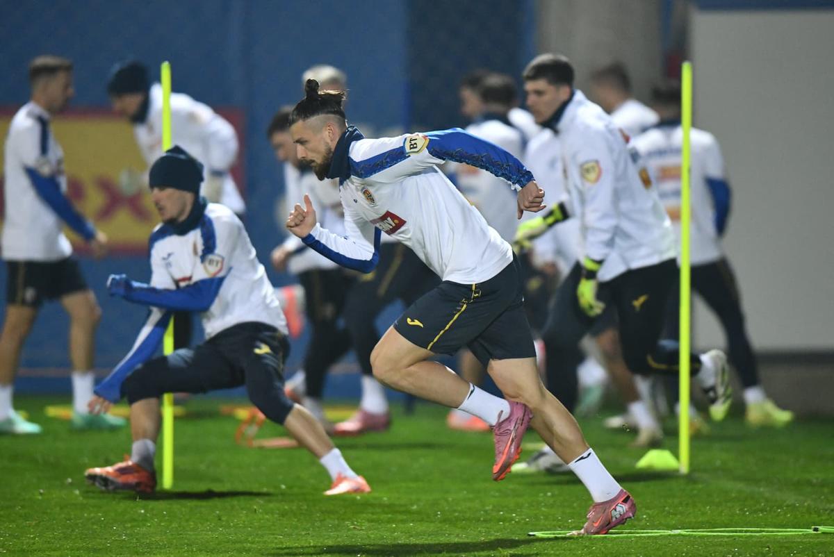Antrenament România înainte de San Marino