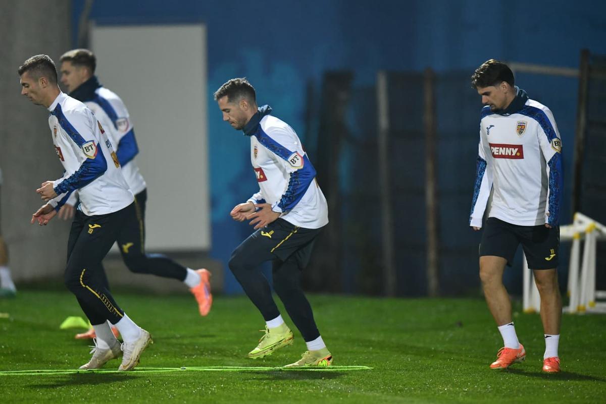 Antrenament România înainte de San Marino
