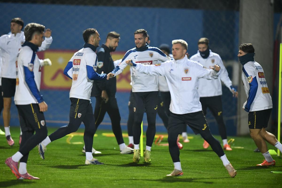 Antrenament România înainte de San Marino