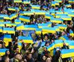 De la startul invaziei, ucrainenii și-au susținut cauza și pe stadioane / Sursă foto: Guliver/Getty Images