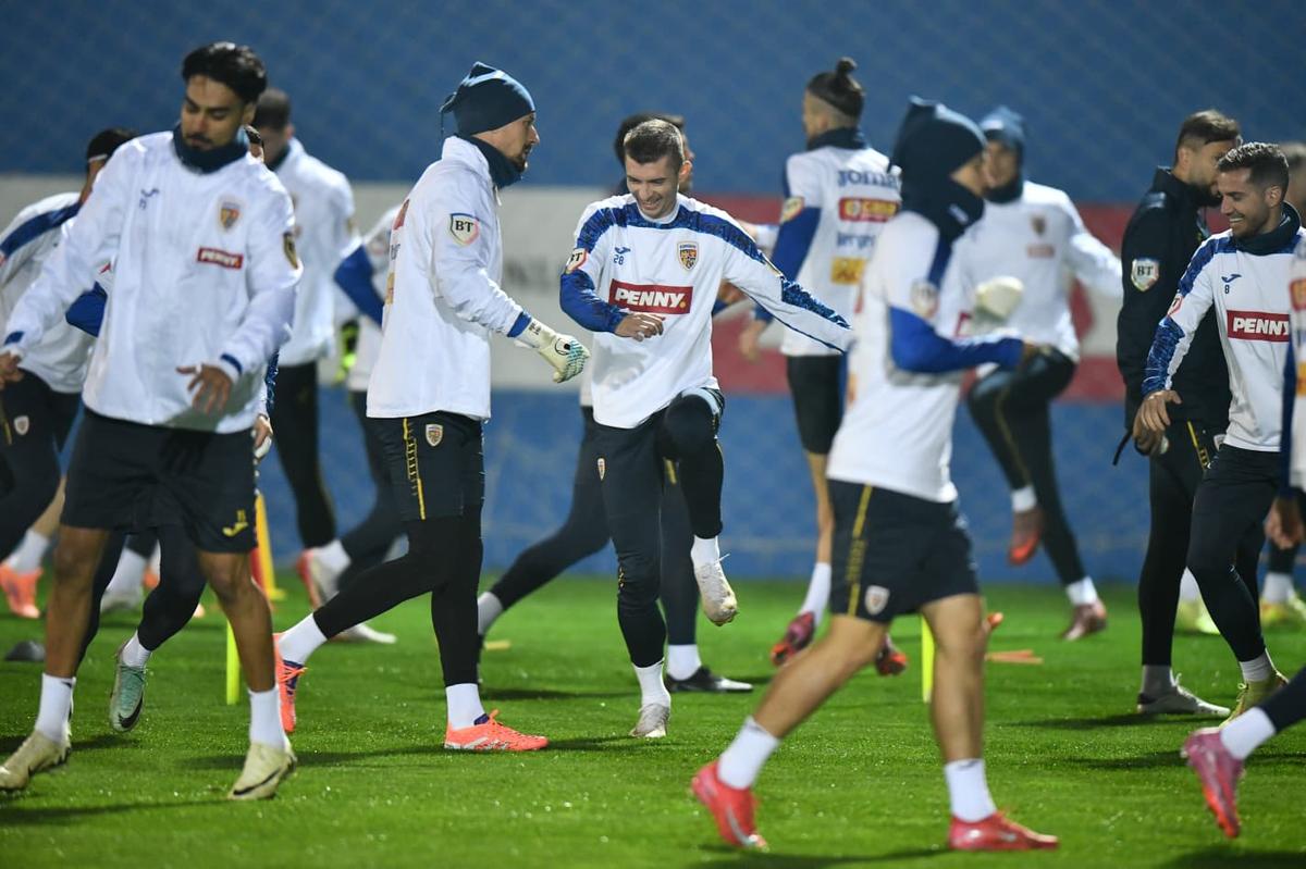 Antrenament România înainte de San Marino