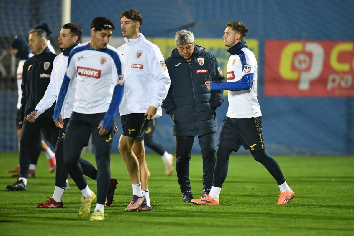 Antrenament România înainte de San Marino