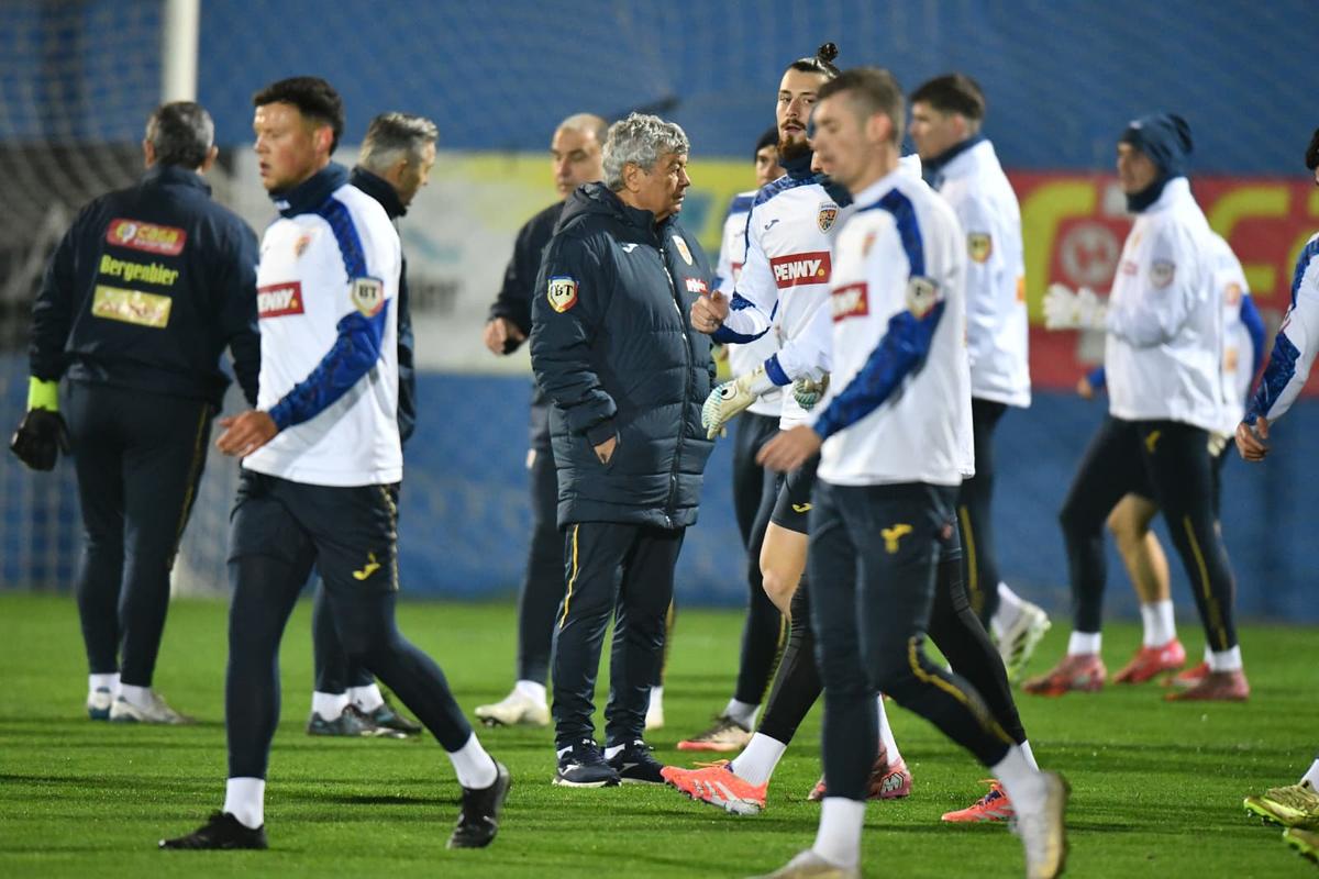 Antrenament România înainte de San Marino