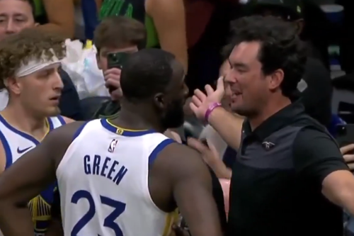 Draymond Green, veteranul lui Golden State Warriors, a confruntat un fan al lui New Orleans Pelicans/Foto: captură X