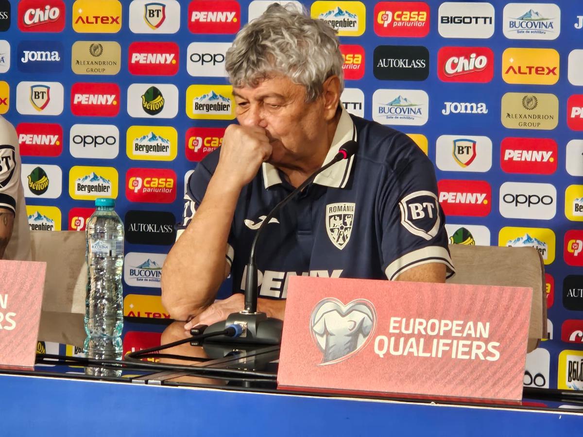 Lucescu a făcut praf doi „tricolori”, apoi s-a enervat și a plecat din conferință: „Mă tot frecați! Nici măcar nu l-am mai văzut”