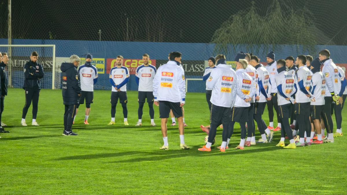 Antrenament România înainte de San Marino